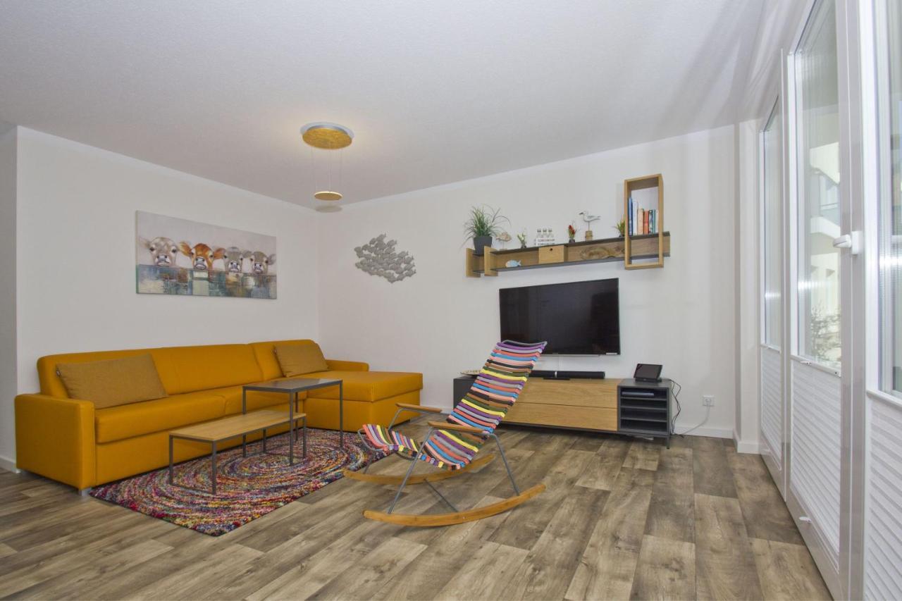 Mit Meerblick Und Terrasse, Gratis Nutzung Vom Ahoi Erlebnisbad Und Sauna In Sellin - Meeresblick Fewo 68 Goehren  Exterior foto